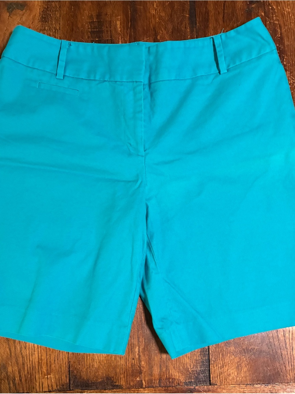 LOFT Teal Bermuda Shorts